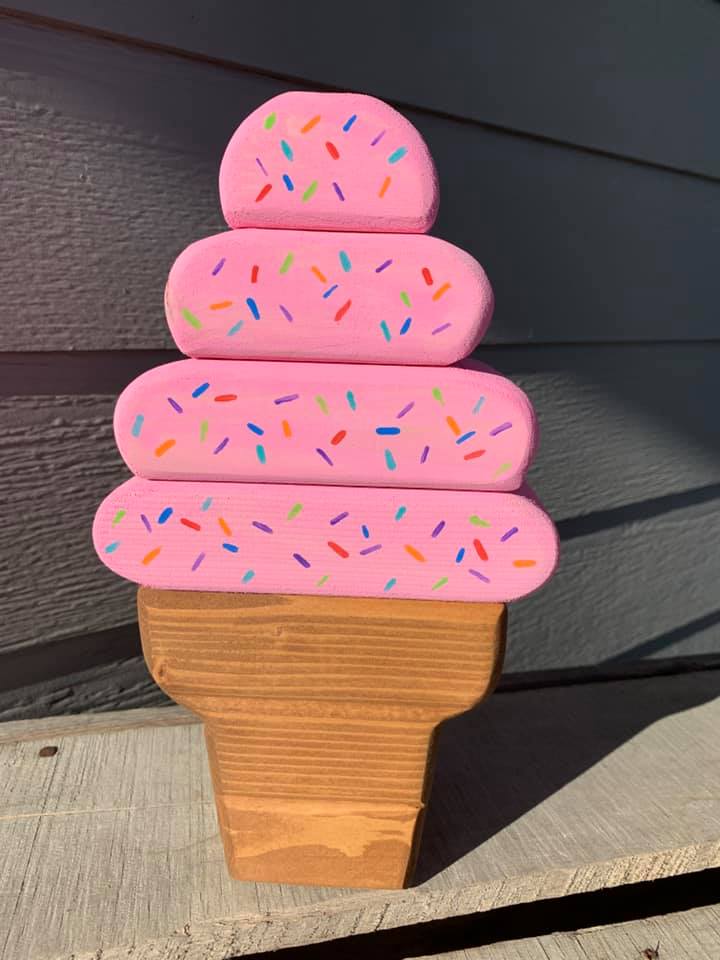 Chunky Ice Cream Cones