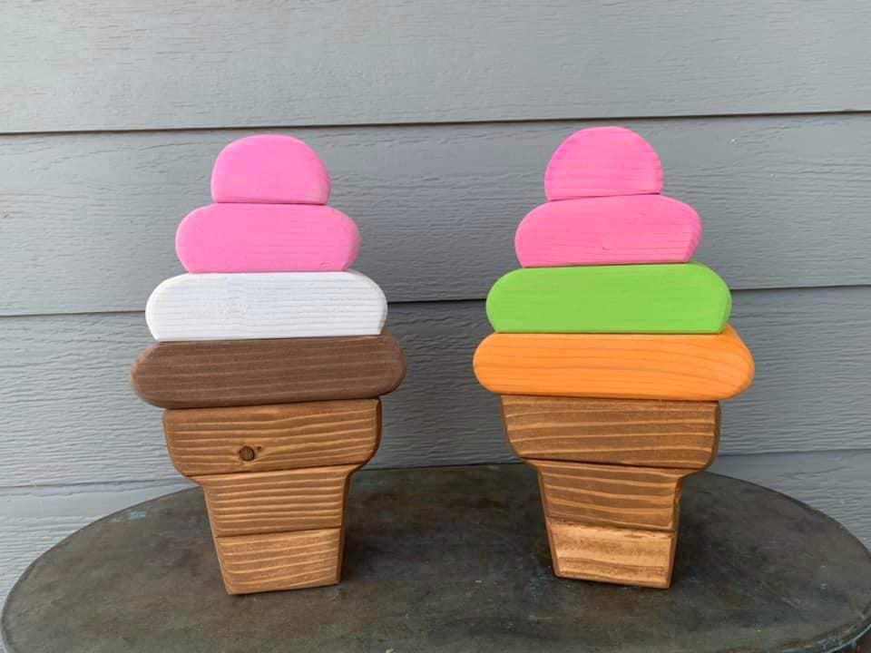 Chunky Ice Cream Cones