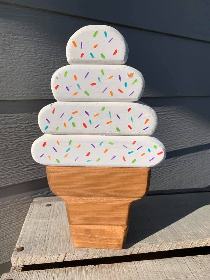 Chunky Ice Cream Cones